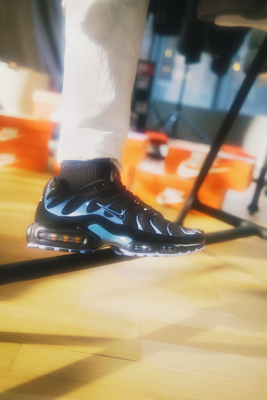 Detail of Nike Air Max Plus sneaker